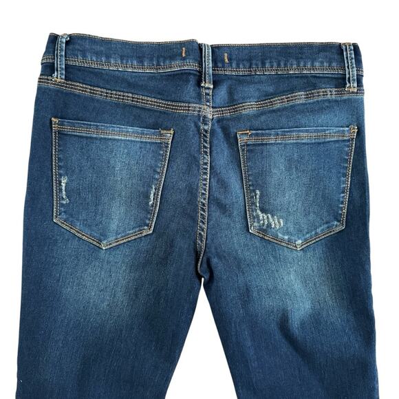 Free People FP Skinny Jeans women’s size 28 Blue Bodycon Preppy Cabincore - Picture 9 of 12